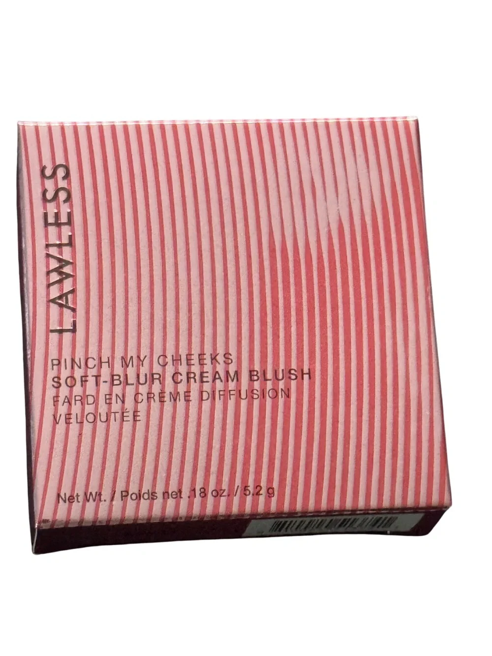 LAWLESS Pinch My Cheeks Soft-Blur Cream Blush Valentine 0.18 oz NEW